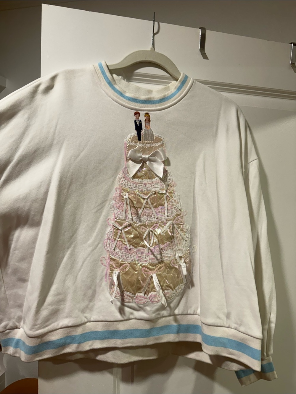 Queen of Sparkles Wedding Cake Sweatshirt